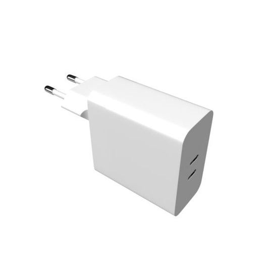 Fixed Network Charger, 65W, 3.25A, 2 x USB-C, White