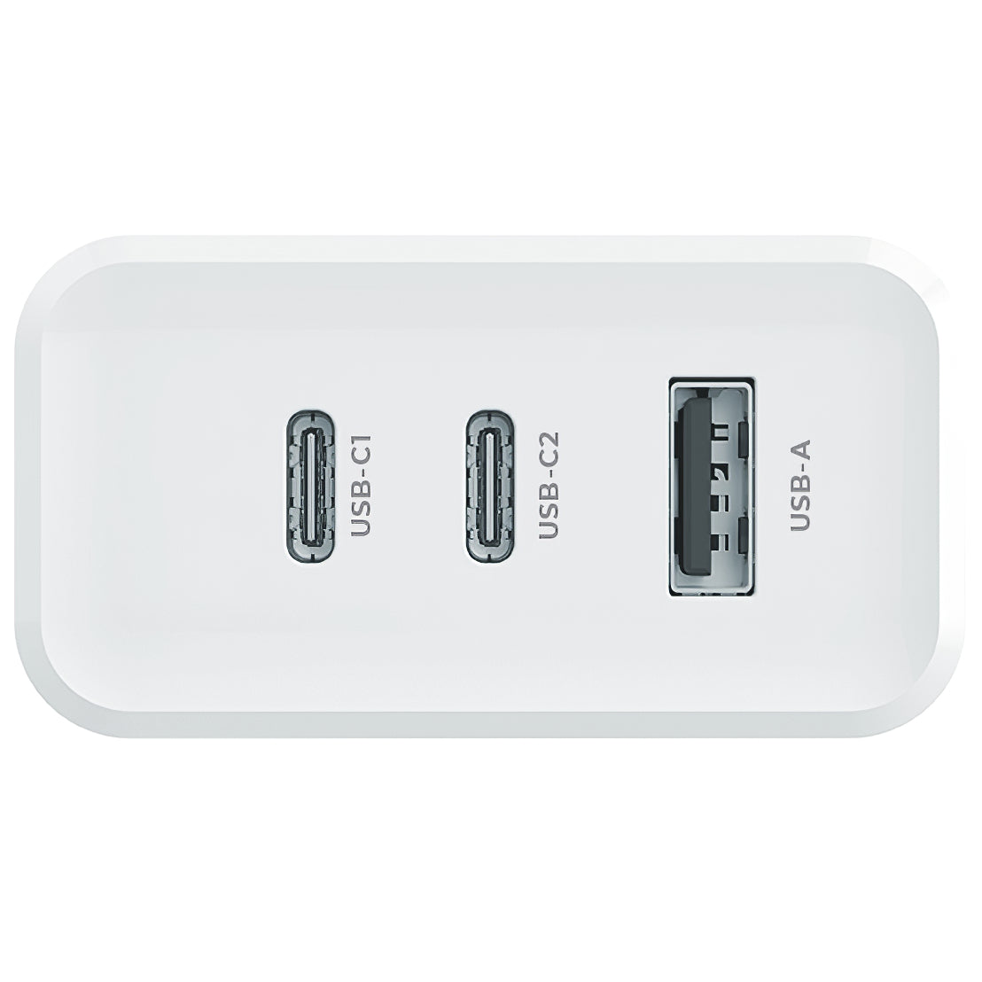 MaXlife Netzwerk-Ladegerät MXTC-07-45ACC, 45W, 3A, 1 x USB-A - 2 x USB-C, Weiß