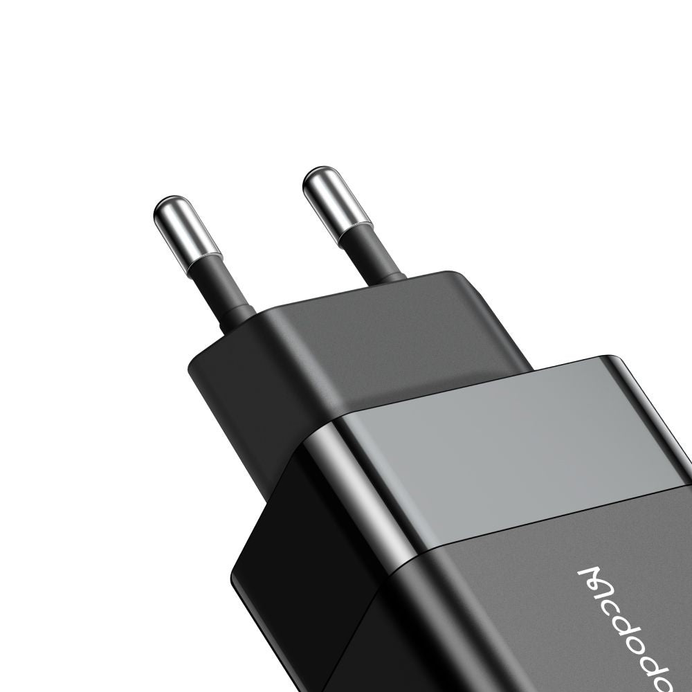 Netzladegerät McDodo CH-1951 Hydrogen, 20W, 3A, 1 x USB-A - 1 x USB-C, Schwarz