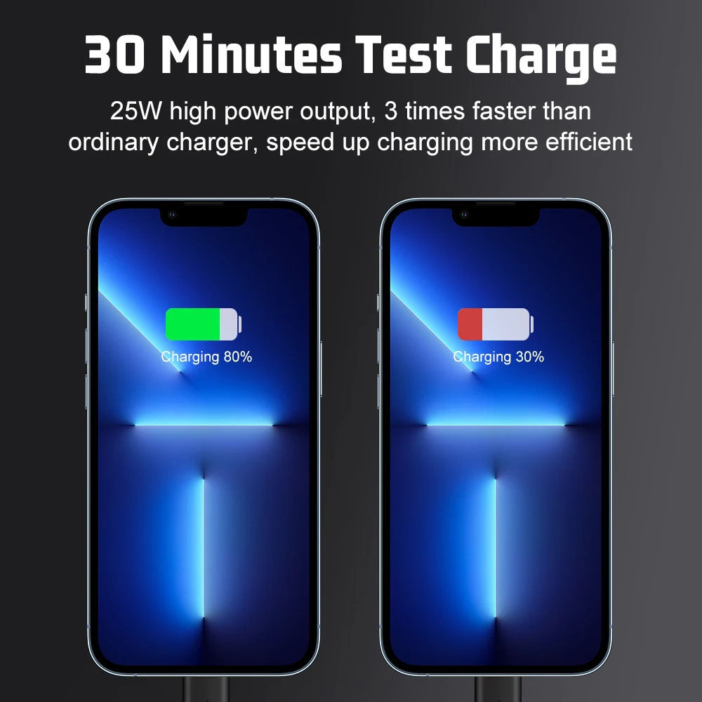 Netzladegerät Techsuit CHPD216 Tiny, 25W, 3A, 1 x USB-A - 1 x USB-C, Weiß
