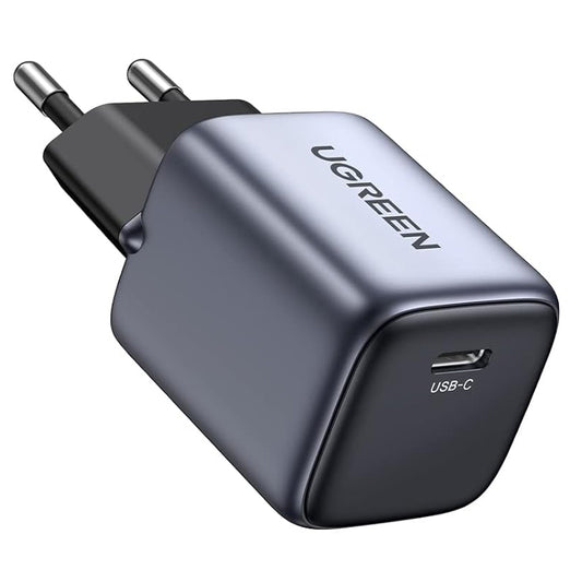 Netzwerk-Ladegerät UGREEN CD319, 30W, 3A, 1 x USB-C, Grau