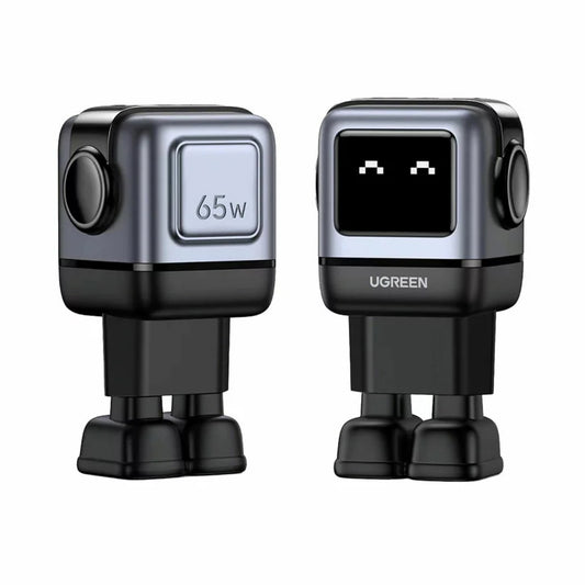 Netzwerk-Ladegerät UGREEN CD361 Uno, 65W, 3,25A, 1 x USB-A - 2 x USB-C, Schwarz