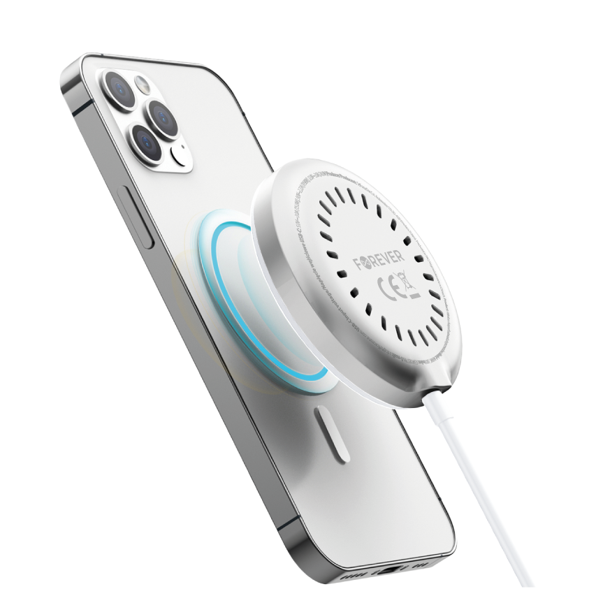 Forever MAWC-300, 15 W, 1,67 A, Silber, Forever Wireless Network Charger