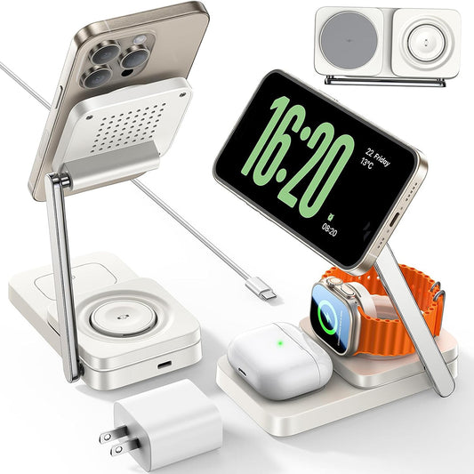 Wireless-Netzteil Lisen 3in1, 15W, 1,67A, Weiß YL0223110006