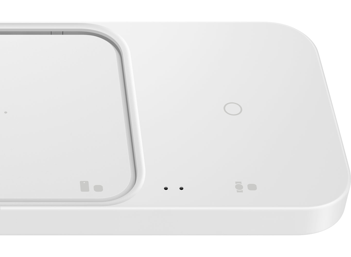 Samsung Duo Wireless-Ladegerät, 15 W, 1,67 A, Weiß EP-P5400BWEGEU