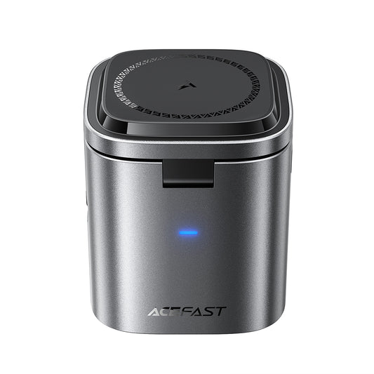 Ladestation mit USB-C Kabel Acefast Z9 QI 6in1, 80W, 1 x USB-C - 1 x USB-A, Schwarz