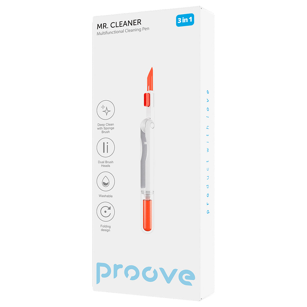 Reinigungsgerät Proove Mr.Cleaner, 3in1, Weiß