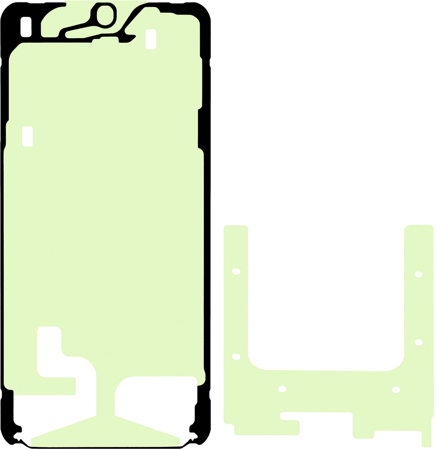 Klebeset Display Samsung Galaxy S25+ S936, Service Pack GH82-36510A