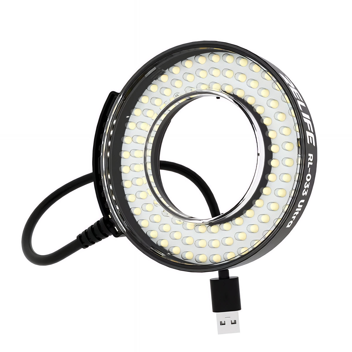 Relife RL-033 Ultra Lampe für Mikroskop, Schwarz