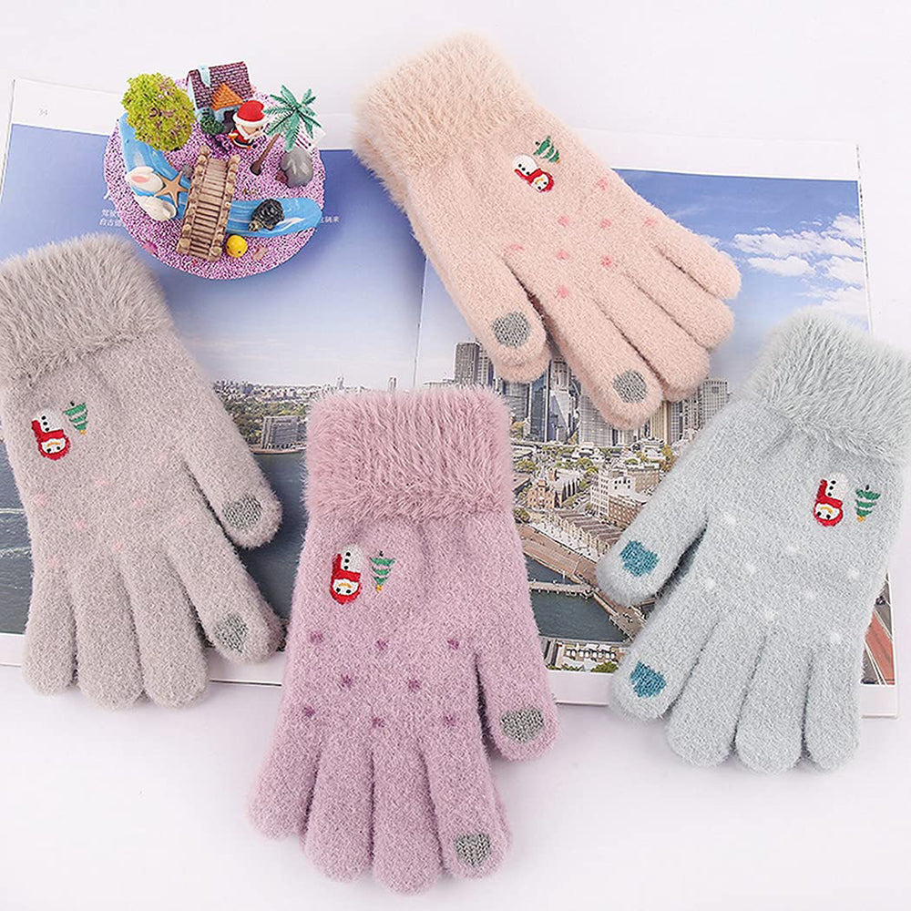 Damen-Touchscreen-Winterhandschuhe Techsuit ST0011, Größe 17cm, Beige