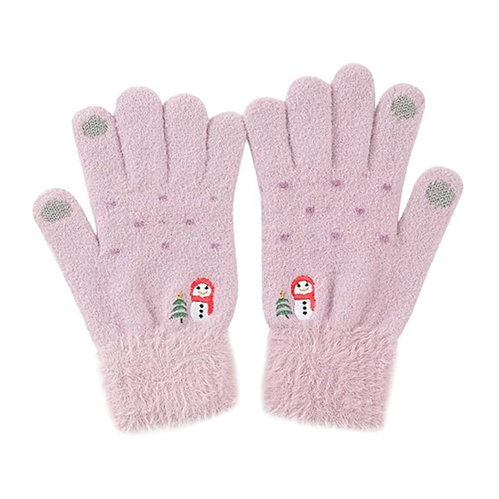 Damen Touchscreen Winterhandschuhe Techsuit ST0011, Größe 17cm, Lila