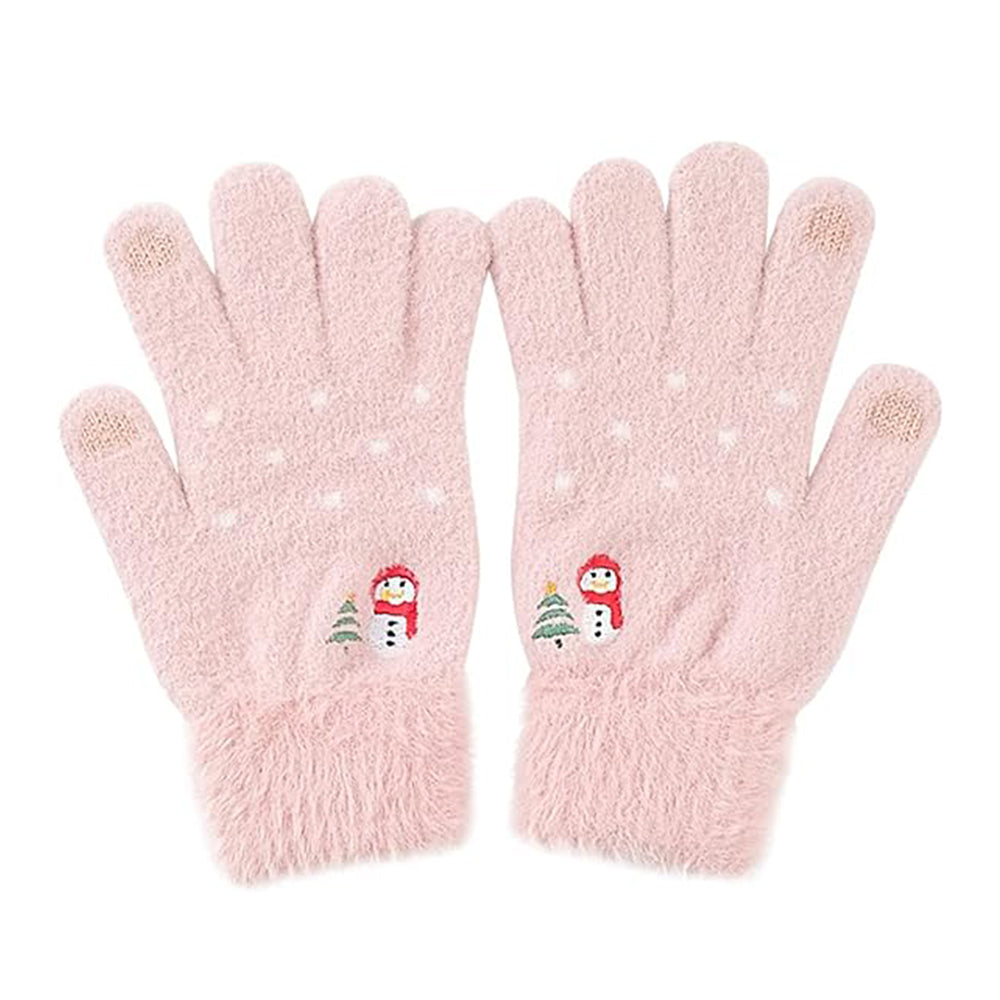 Damen Touchscreen Winterhandschuhe Techsuit ST0011, Größe 17cm, Rosa