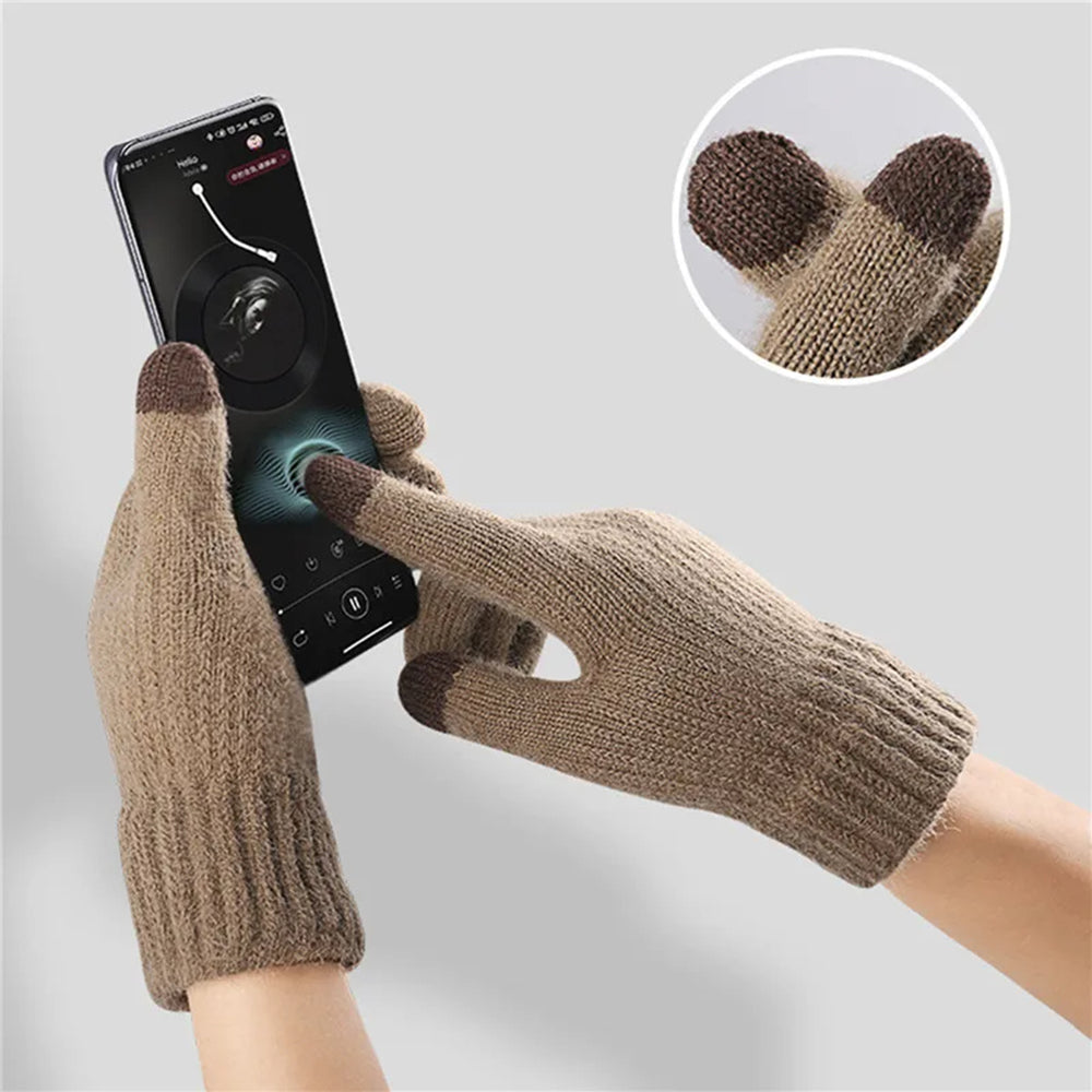 Winter-Touchscreen-Handschuhe Iwarm ST0016, Größe 22cm, Marineblau
