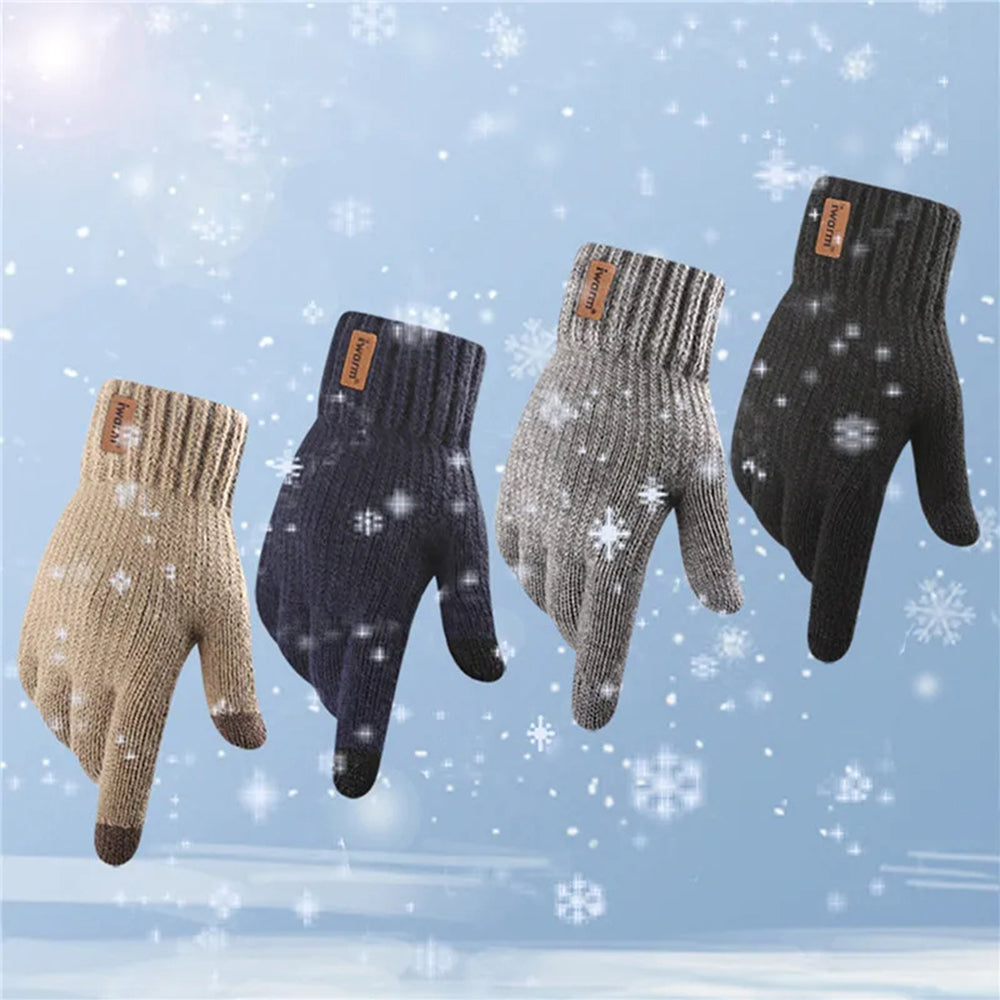 Winter-Touchscreen-Handschuhe Iwarm ST0016, Größe 22cm, Grau