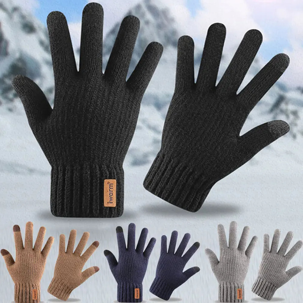 Winter-Touchscreen-Handschuhe Iwarm ST0016, Größe 22cm, Braun