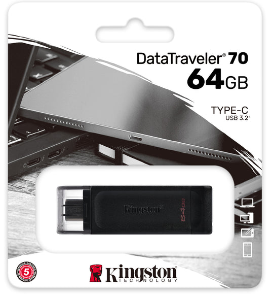 Kingston DT70, 64Gb DT70/64GB USB-C Externer Speicher