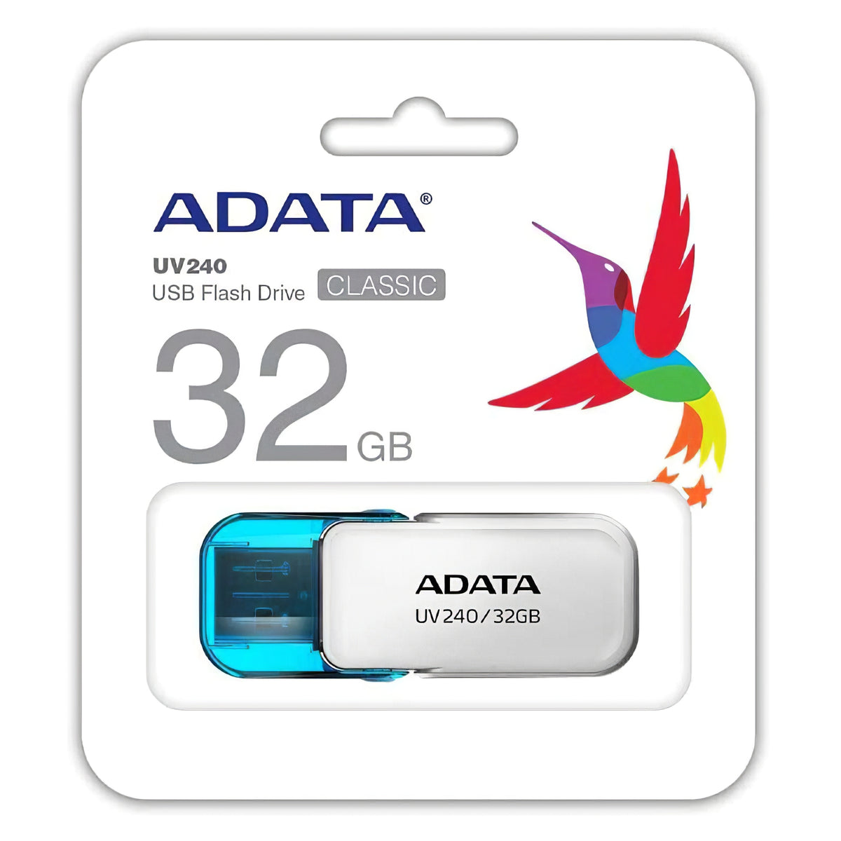 USB-A Externer Speicher Adata UV240 UV240, 32Gb AUV240-32G-RWH AUV240-32G-RWH