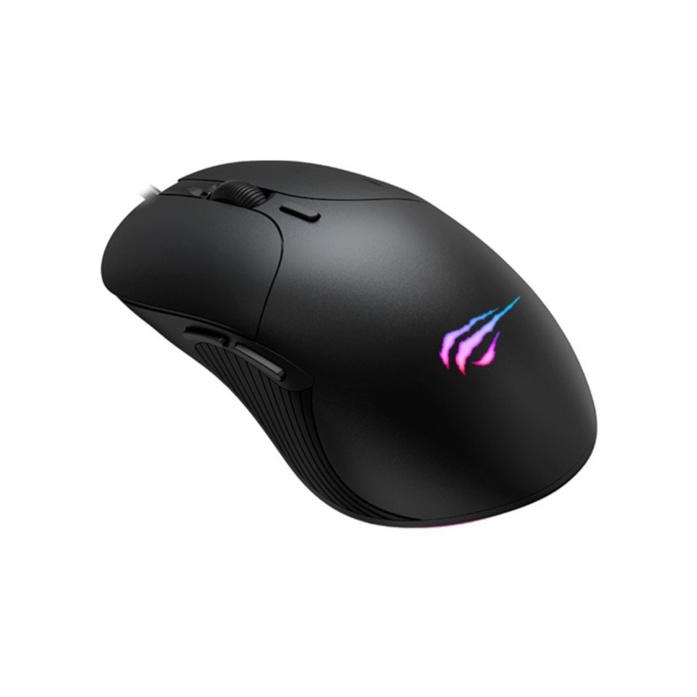 Gaming-Maus mit Kabel USB HAVIT MS1020WB, RGB, 2400DPI, Schwarz