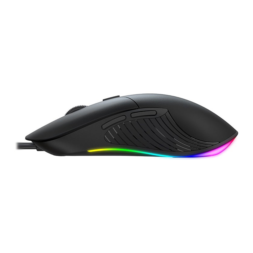 Gaming-Maus mit Kabel USB HAVIT MS1020WB, RGB, 2400DPI, Schwarz