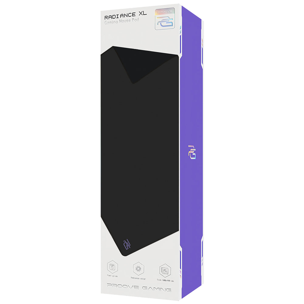 MousePad Proove Radiance, 600mm x 400mm x 3mm, Schwarz MPRD00300001