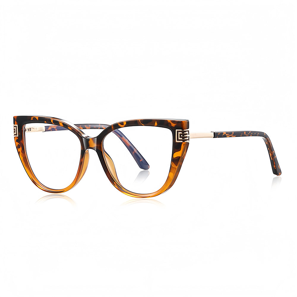 Damen Computerbrille Techsuit 2259, Anti-Blau-Licht, Braun