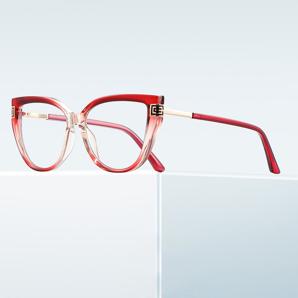 Damen Computerbrille Techsuit 2259, Anti-Blau-Licht, Braun