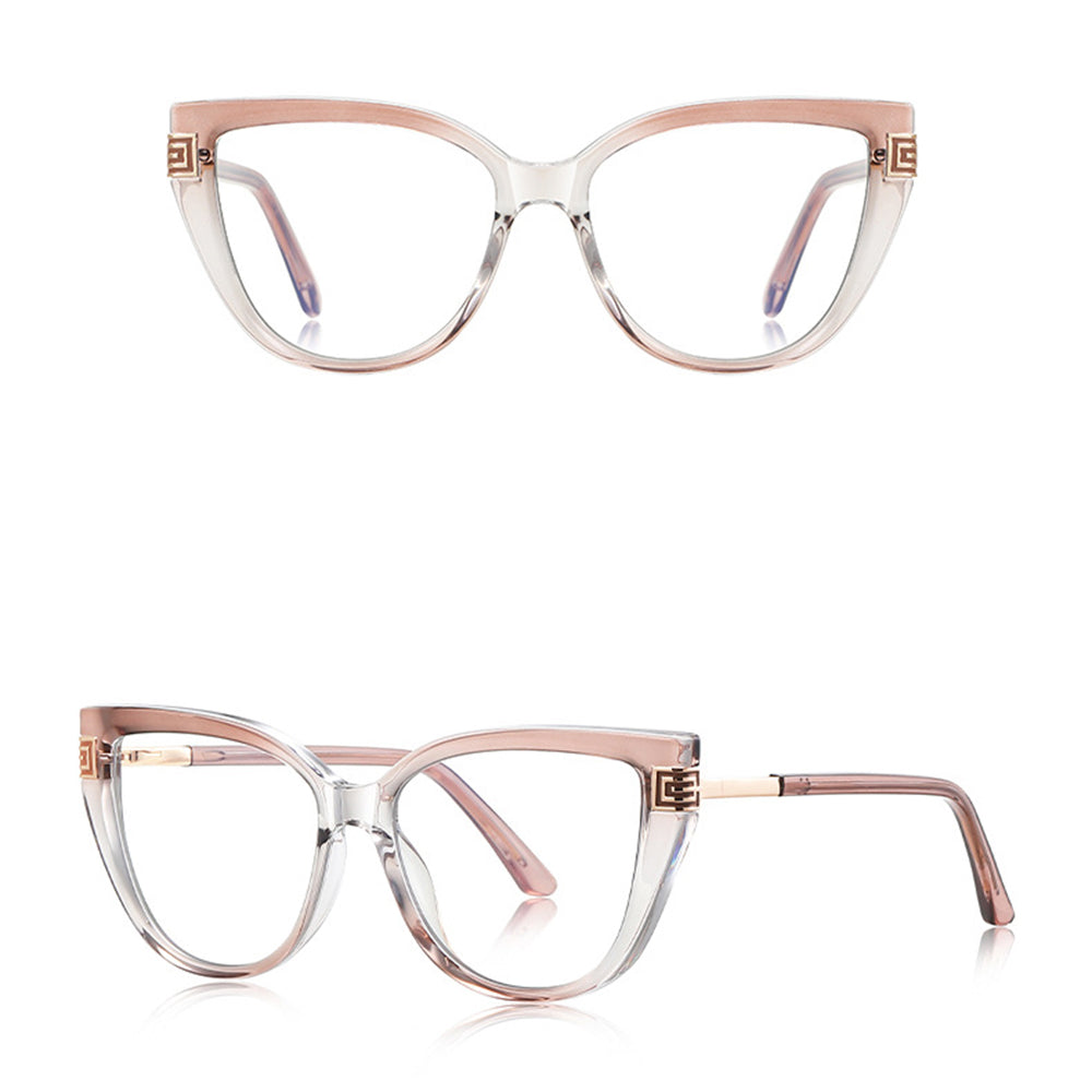 Techsuit 2259 Women's Computer Glasses, Anti-Blue Light, Pink