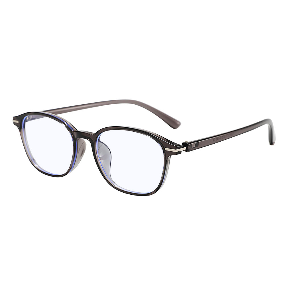 Unisex Computerbrille Techsuit 6635, Anti-Blau-Licht, Schwarz Lila