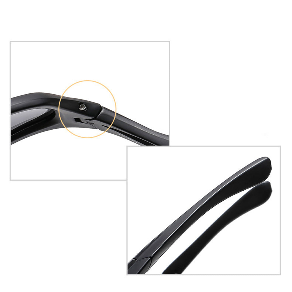 Unisex Fahrradbrille Techsuit 9309, polarisiert, schwarz blau