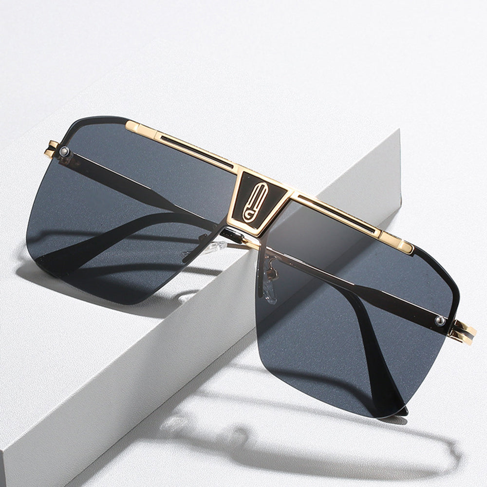 Herren-Sonnenbrille Techsuit 2576, Gold Schwarz Grau