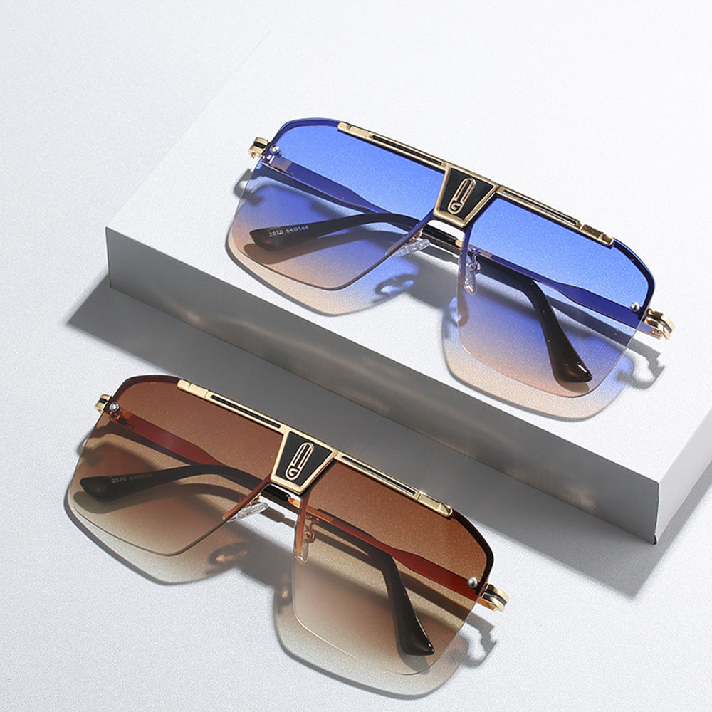 Herren-Sonnenbrille Techsuit 2576, Gold Schwarz Grau
