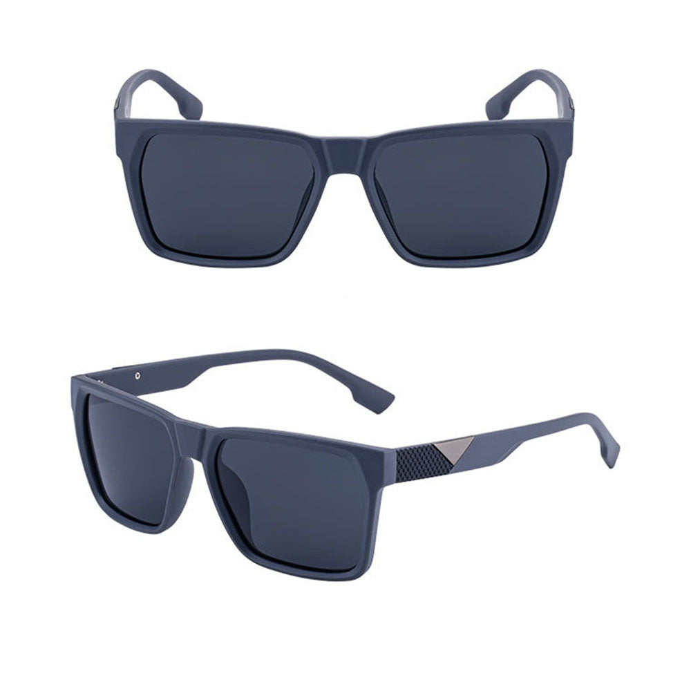 Herren-Sonnenbrille Techsuit 8500, polarisiert, UV-Schutz, Schwarz Grau