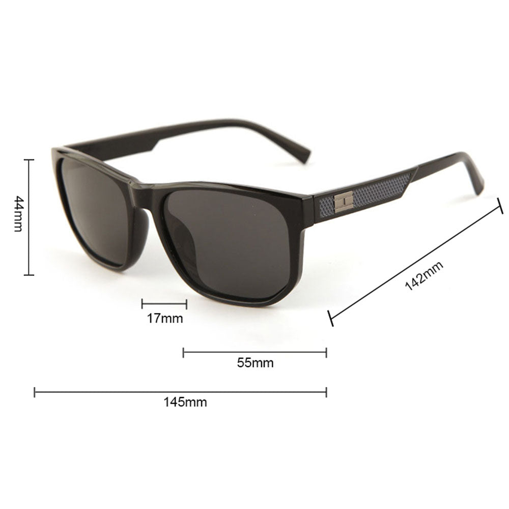 Herren-Sonnenbrille Techsuit 8502, polarisiert, UV-Schutz, grau