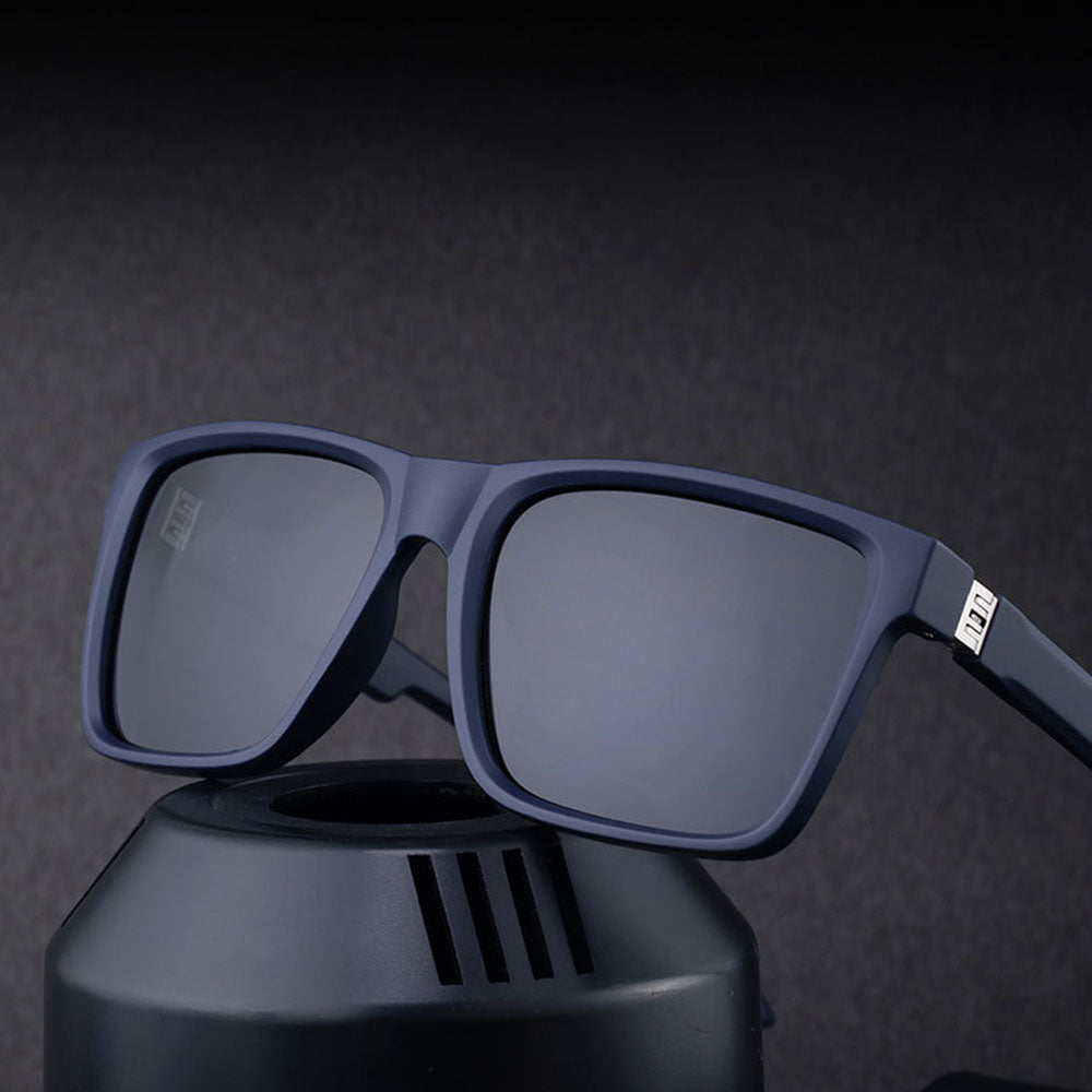 Herren-Sonnenbrille Techsuit 8506, polarisiert, UV-Schutz, matt schwarz