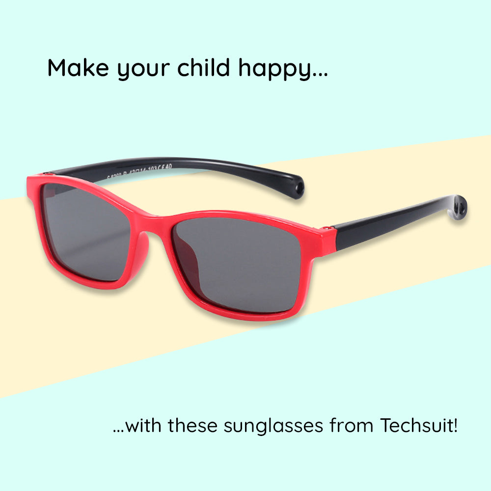 Techsuit Baby-Sonnenbrille 8260-C29, polarisiert, dunkelblau