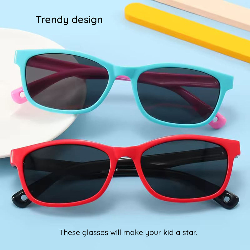 Techsuit Baby-Sonnenbrille 8260-C29, polarisiert, dunkelblau
