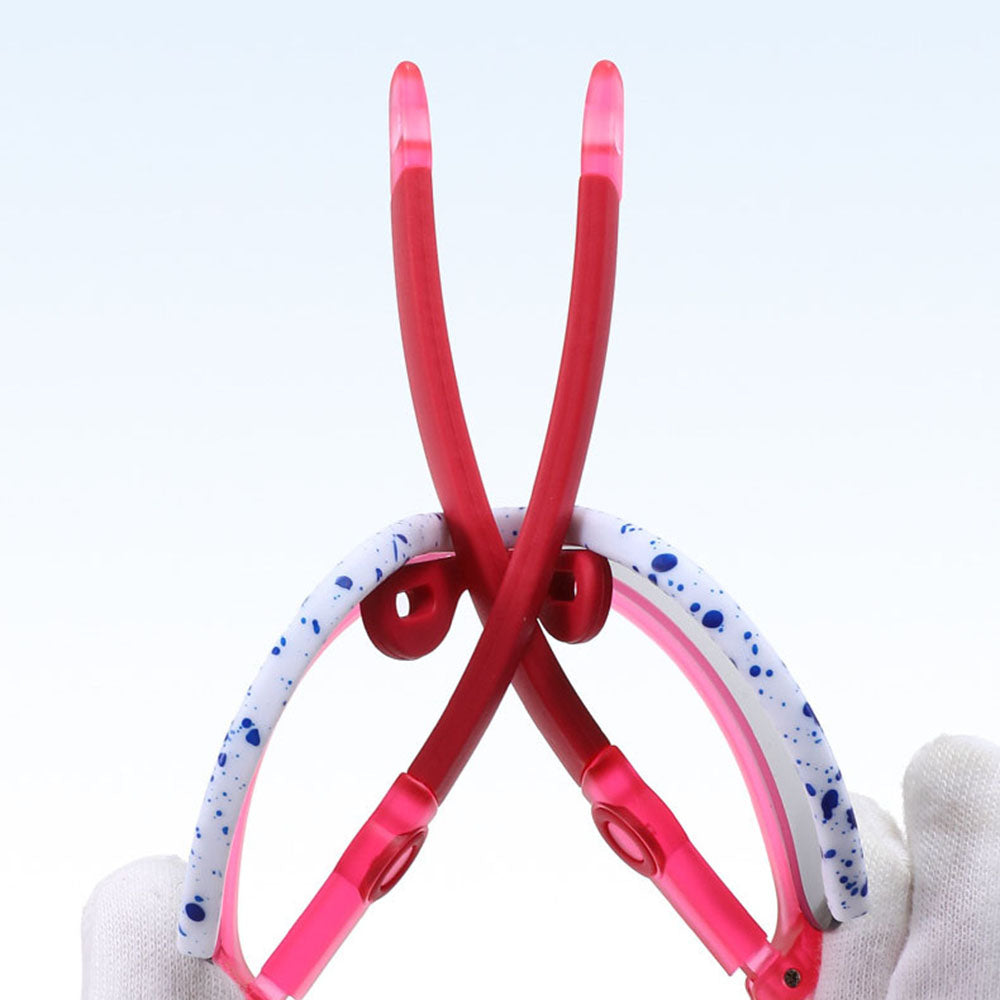 Techsuit Kinder Sonnenbrille 2025, polarisiert, UV-Schutz, rosa