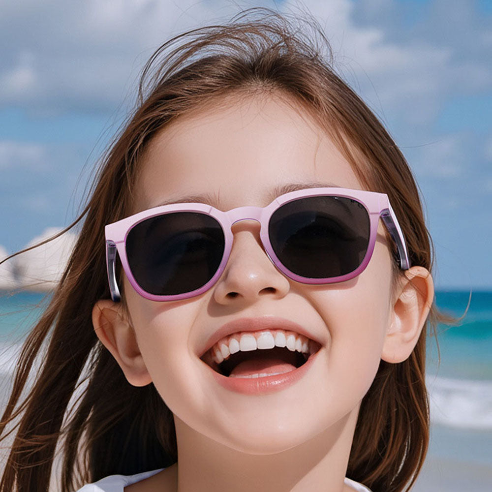 Techsuit 691 Kids Sunglasses, Polarized, UV Protection, Purple