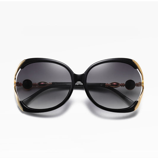 Damen-Sonnenbrille Techsuit 1722, polarisiert, UV-Schutz, Schwarz Grau