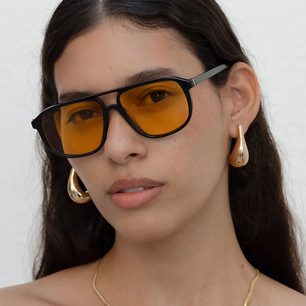 Damen-Sonnenbrille Techsuit 18266, Schwarz Orange