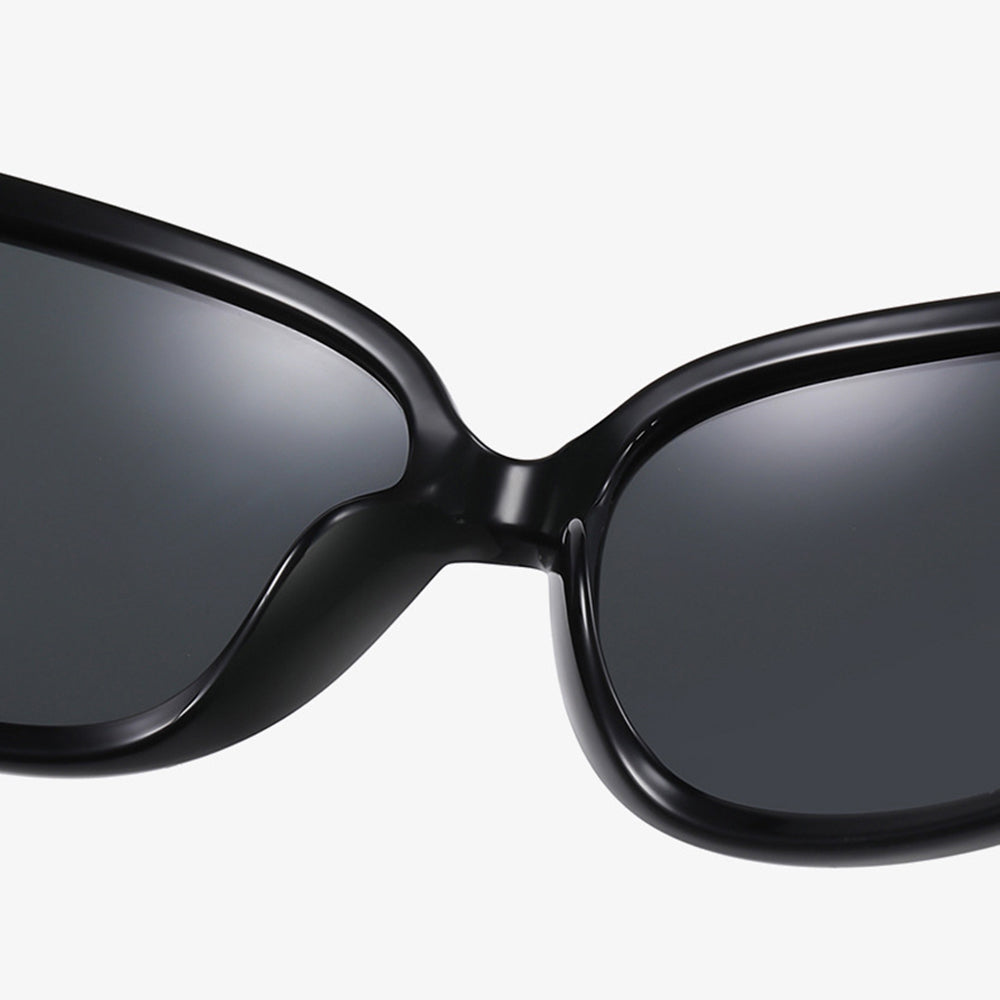 Damen-Sonnenbrille Techsuit 2012, polarisiert, UV-Schutz, Weiß Grau