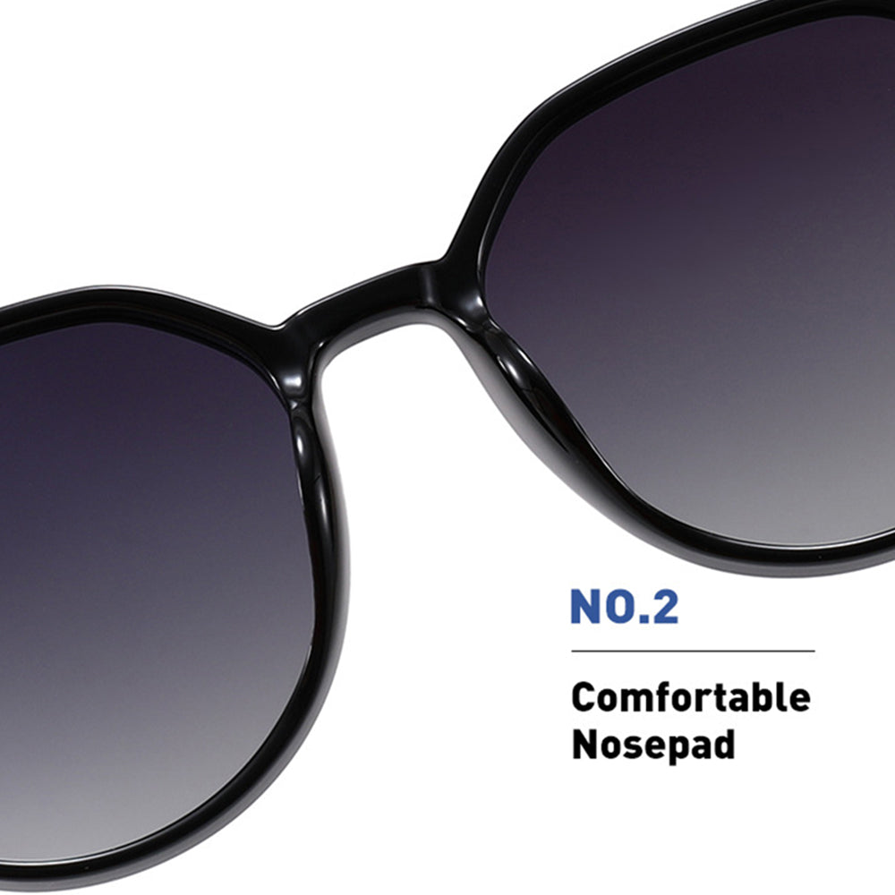 Damen-Sonnenbrille Techsuit 2203, polarisiert, UV-Schutz, Braun