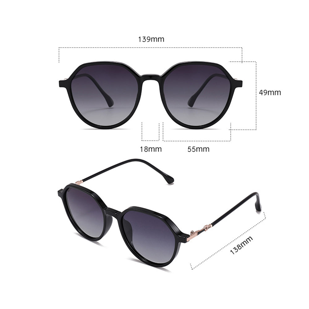 Damen-Sonnenbrille Techsuit 2203, polarisiert, UV-Schutz, Braun