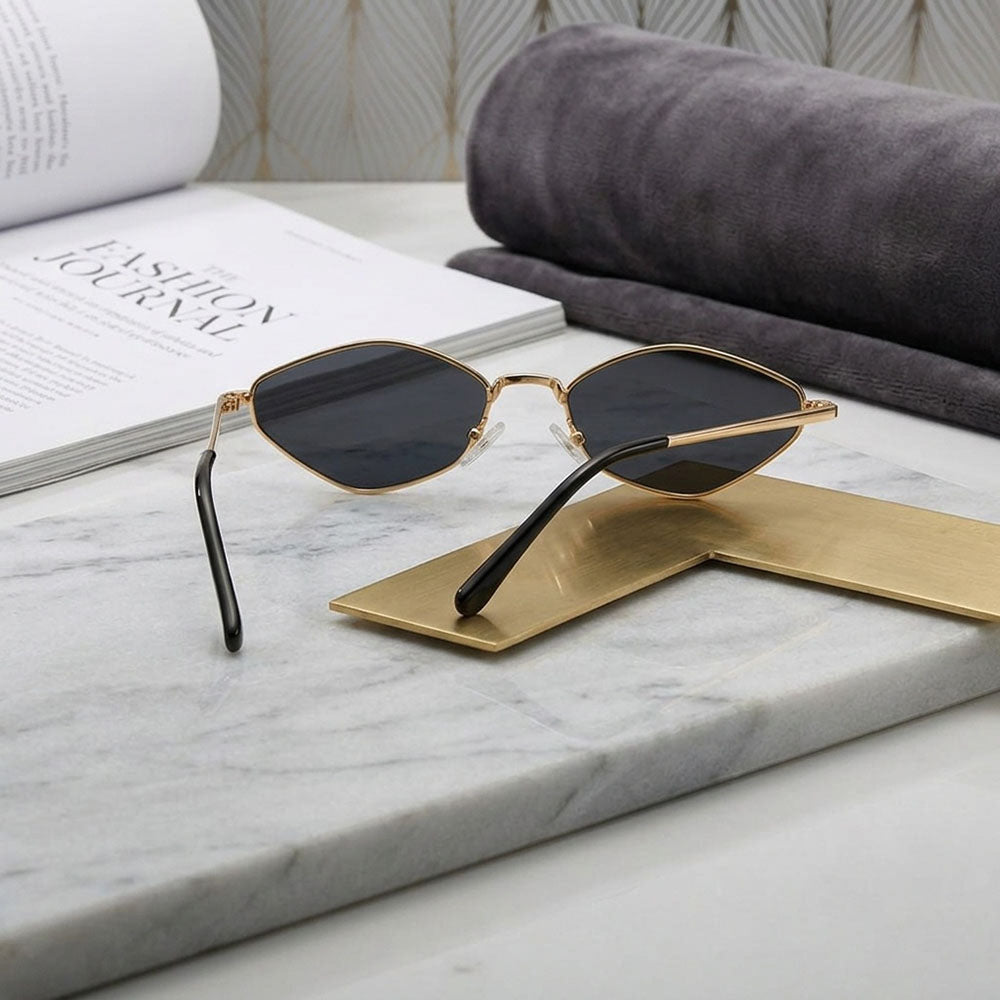 Damen-Sonnenbrille Techsuit 6206, Gold Grün