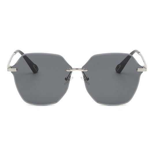 Damen-Sonnenbrille Techsuit 8195, Silber Grau