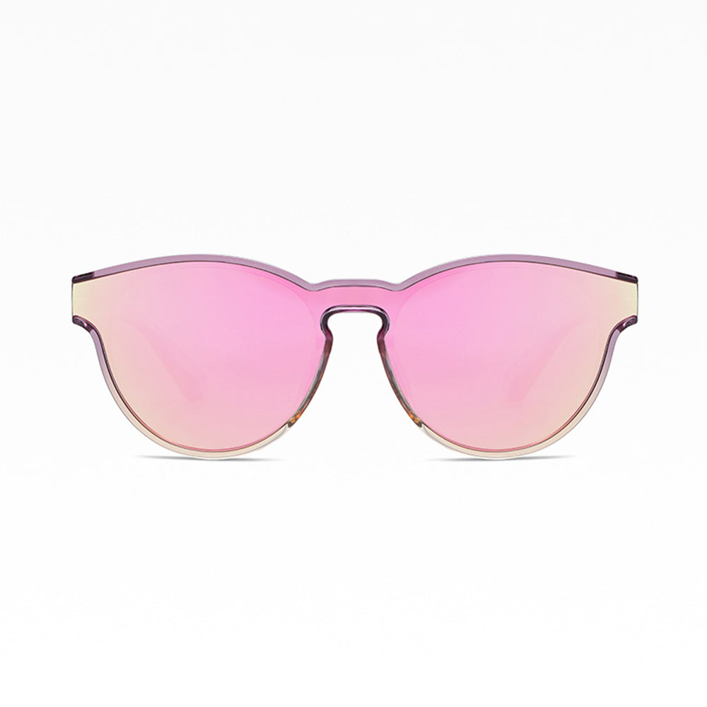 Unisex-Sonnenbrille Techsuit TR7545, polarisiert, UV-Schutz, lila gelb rosa