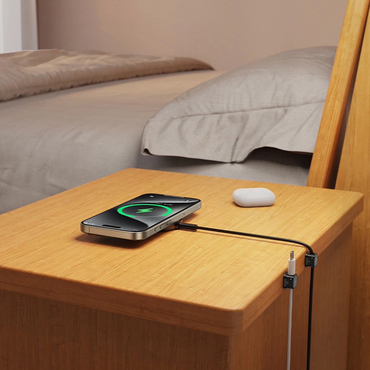 Joyroom JR-ZS368 Cable Organizer, Set of 3 Pieces, Black