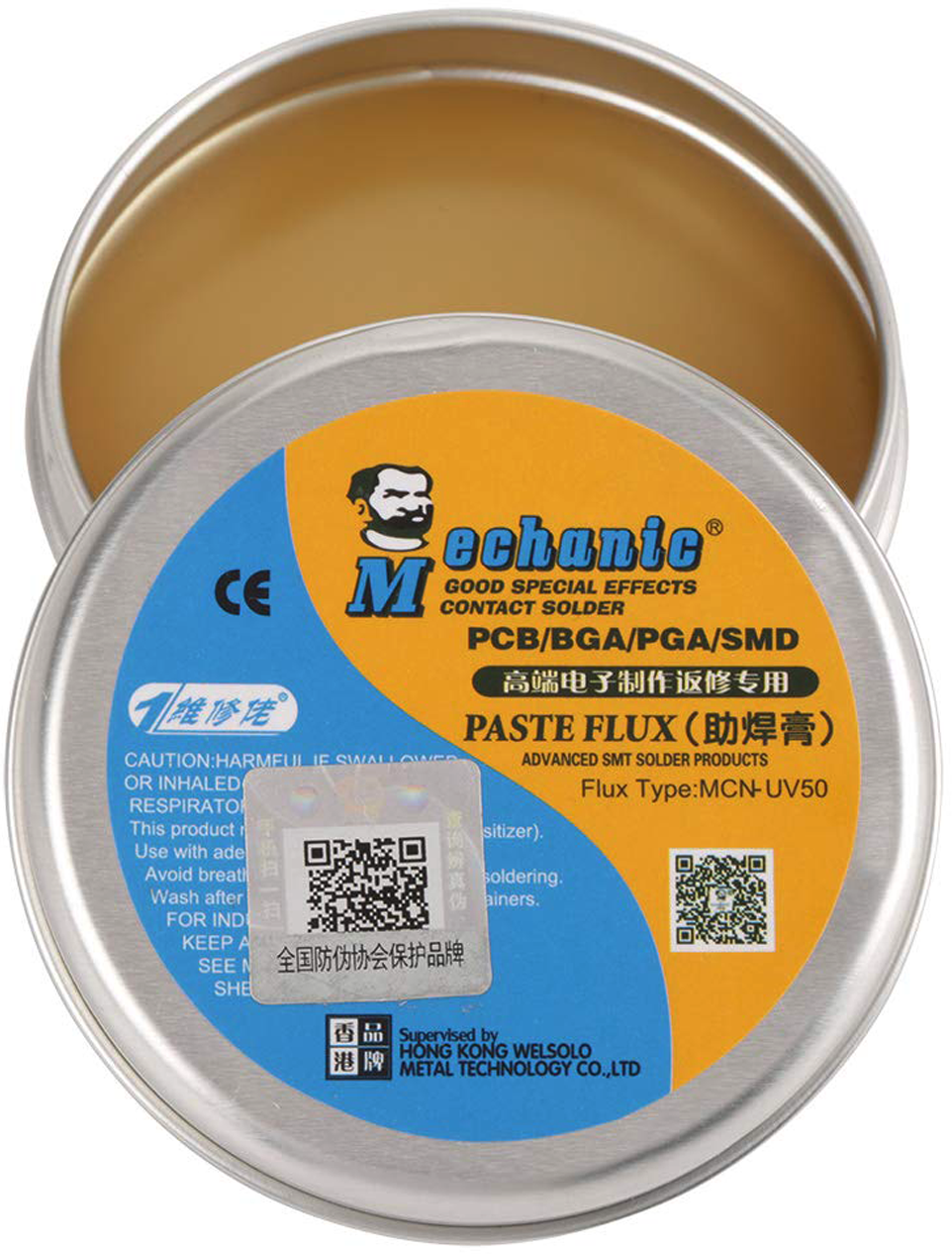 Mechanic MCN-UV50 Flux-Paste 60g | Lötfett | Reparatur-Werkzeug