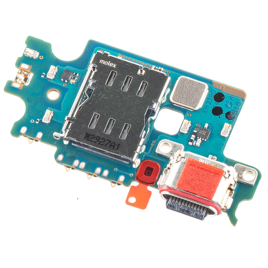 Platine mit Ladeanschluss - Mikrofon - SIM-Leser-Modul Samsung Galaxy S22+ 5G S906, Service Pack GH96-14805A