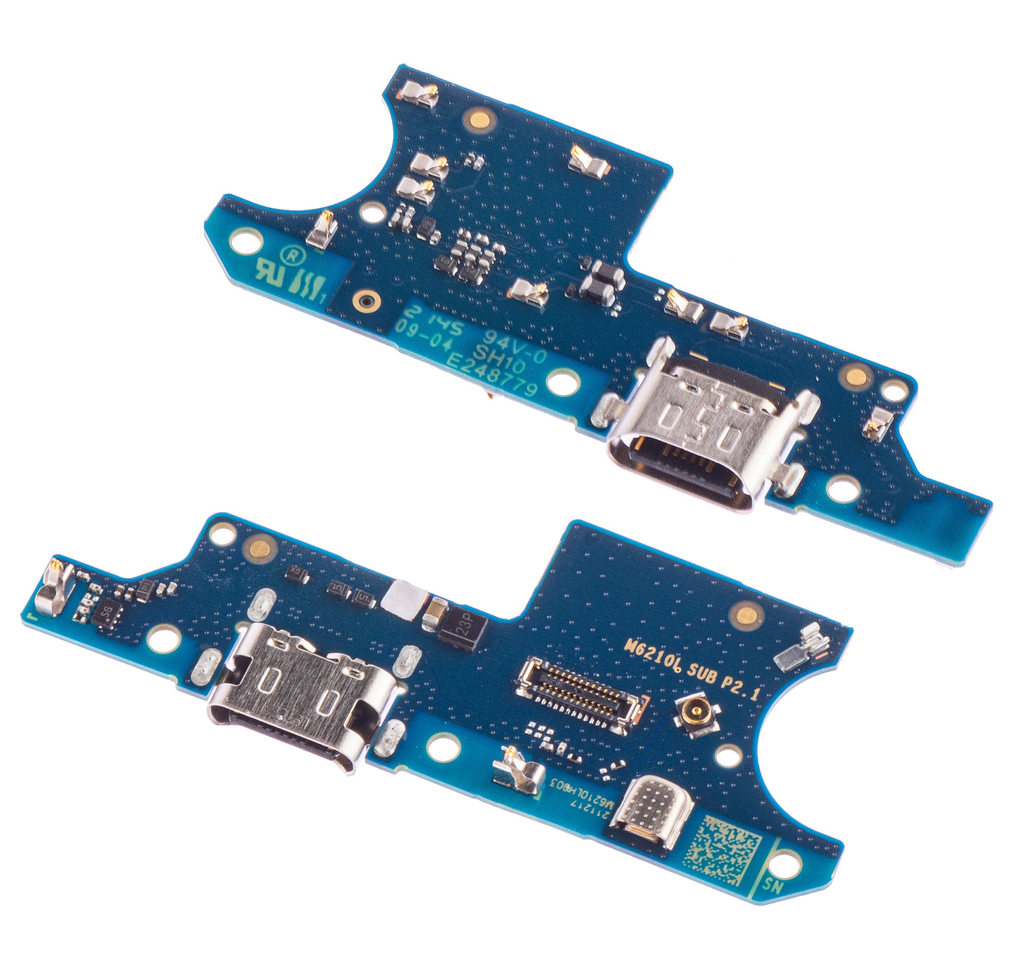 Motorola Moto Moto E7 Macht Mikrofon Ladeanschluss Board, Service Pack 5P68C18240